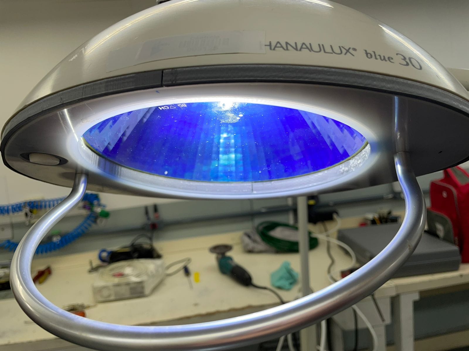 Carcaça para Foco Cirúrgico Maquet Hanaulux Blue 30